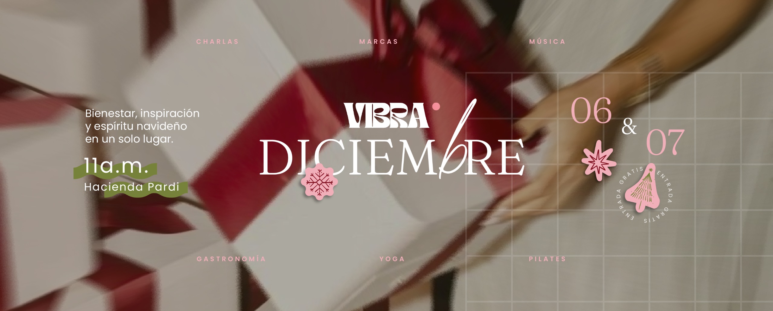 Fondo navideño sobrio